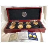 JFK 100th anniversary proof coin collection,