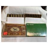 2 Rds, & 17 casings Peterï¿½s, 20 Rds, Remington