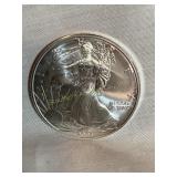 2003 (N/M) silver Eagle dollar coin, 1 oz. fine