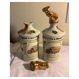2  Mack Truck 75th anniversary empty liquor