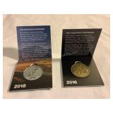 2 Mack Truck employee appreciation coins, 2016,