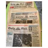 Hagerstown Herald/Daily Mail newspapers, 90s,
