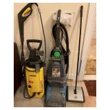 Hoover 2 tank steam as spin scrub, Bissellnatural