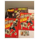 1981-1983 TOPPS Football sticker albums & stickers