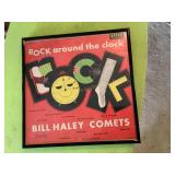 Framed 1950s album "Rock around the Clock" by
