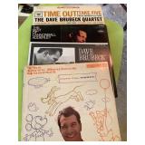4 Vintage LP records- Dave Brubeck quartet,