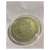 1921 Morgan silver dollar