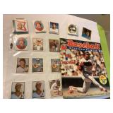 1983 Topps baseball sticker Al um & misc stickers