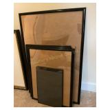 5 poster/ picture frames 37" x 25"  largest ,