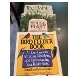 3 books - houseplants & bird feeder book