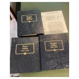 3 Whitman Classis coin albums for Morgan D