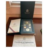 1990 Prestige set, US Eisenhower Centennial coin