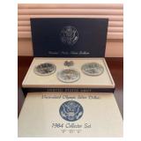 1984 Uncirculated Olympic Silver Dollars set,
