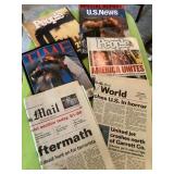 911 related magazines and newspapers, 2001