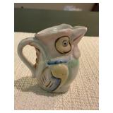 Japanese porcelain bird creamer/pitcher, occupied
