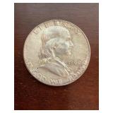 1962 Franklin half dollar