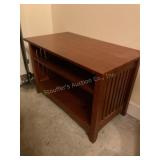 Coffee table/ TV stand, 35" x 23" x 20", shows