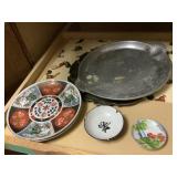 Contents of drawer- Japanese Imari 8" plates &