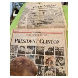 Clinton inauguration news articles