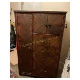 Wardrobe, part cedar lined, 34" x 54 1/2"X20",,