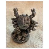 Pewter crab 1 1/2" tall
