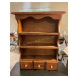 Wood wall cabinet, 1 drawers, 20" x 25" x 8", no