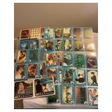 59 ET Trading cards in sleeves