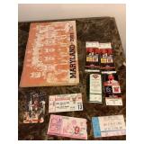 MD Terp basketball memorabilia- 1976 MD/Duke
