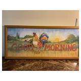 Good morning picture 21" x 9"