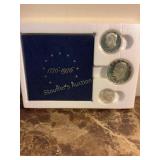 1776-1976 US Mint Bicentennial 3-pc Silver Proof