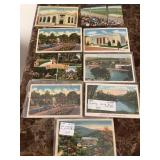 9 Vintage local postcards, Hagerstown, etc.,