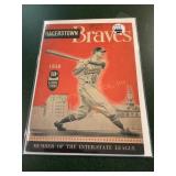 1950 Hagerstown Braves official baseball score