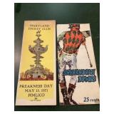 Preakness Day, 1971 & Shenandoah Downs programs