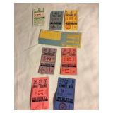 Vtg  MLB ticket stubs, Baltimore, Seattle,
