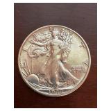 1942-D Walking Liberty half dollar