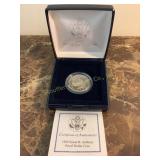 1999 Susan B Anthony proof dollar coin