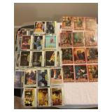 30+ Battlestar Galactica trading cards in sleeves