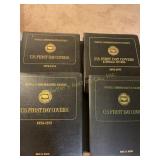 4 binders First Day Cover stamps 1972-1977,