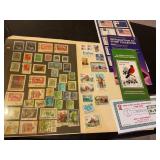 Stamps, Introduction to stamp collecting, etc