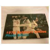 1976 Baltimore Oriole photo album, shows wrar