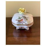 Herend Rothschild, Hungary, bird pattern trinket