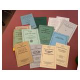 18+ Misc fire underwriter booklets, etc. dip