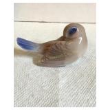 Bing & Grondahl porcelain preening bird 1.5ï¿½h x