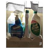 Contents of 1 wash basin - Cleaners,Lawn