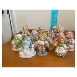 10 Priscilla Hillman,Cherished Teddies figures