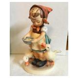 Goebel Hummel Be Patient girl w/ducks 6"h