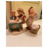 2 Hummel Goebel figures - Wash day & blessed