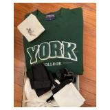 York college sweatshirt-L,  cummerbund,