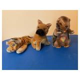 Steiff w. Germany 3 - floppy tiger,nagy beaver,
