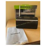 Insignia HD Radio tabletop w/ manual & box, not